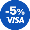 VISA sticker 5%